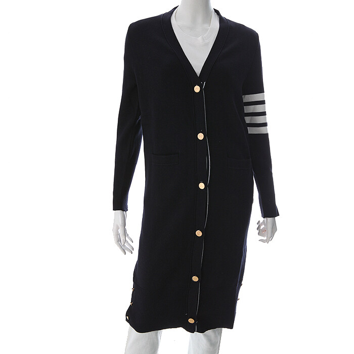 [로로모다] 톰브라운 4바 스티치 여성 가디건 / FKC289A-00219-415 - Thom Browne