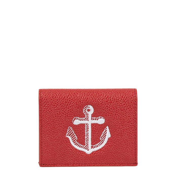 [로로모다] 톰브라운 앵커 공용 카드지갑 / UAW018A-00198-600 - Thom Browne