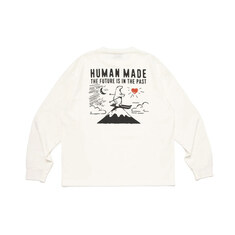 휴먼메이드 그래픽 롱슬리브 긴팔 티셔츠 (화이트) HM30CS027 썸네일 2