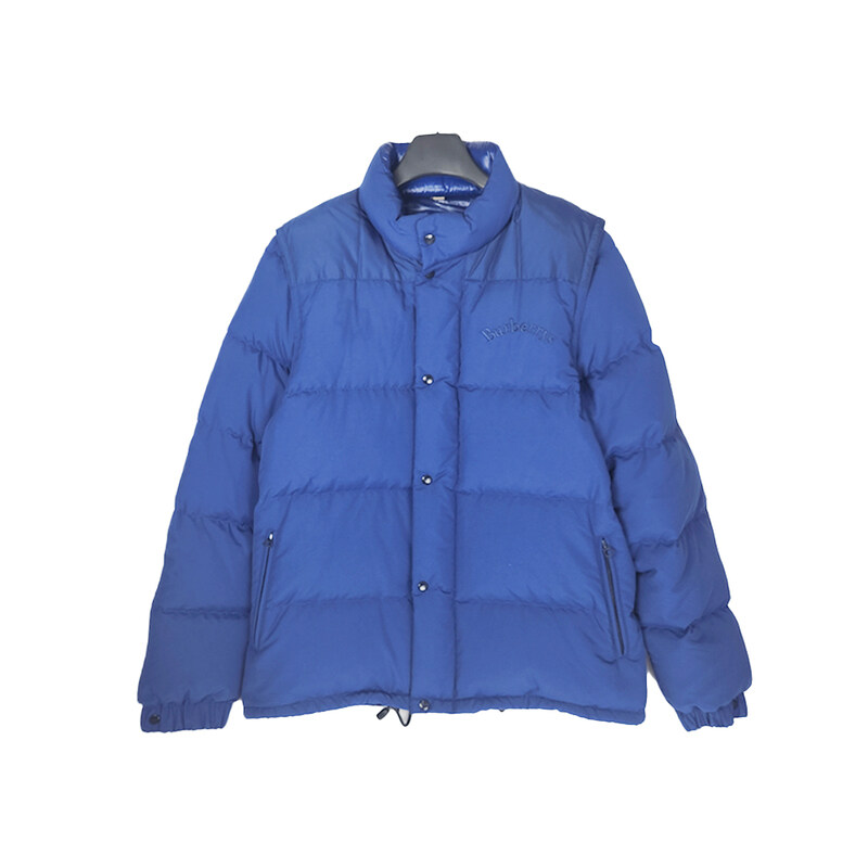 버버리 블루 나일론 다운 8003319 I(48) 남성 패딩 930539152 - Burberry