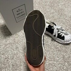 메종 미하라 야스히로 블레이키 OG 솔 캔버스 로우탑 스니커즈 썸네일 3