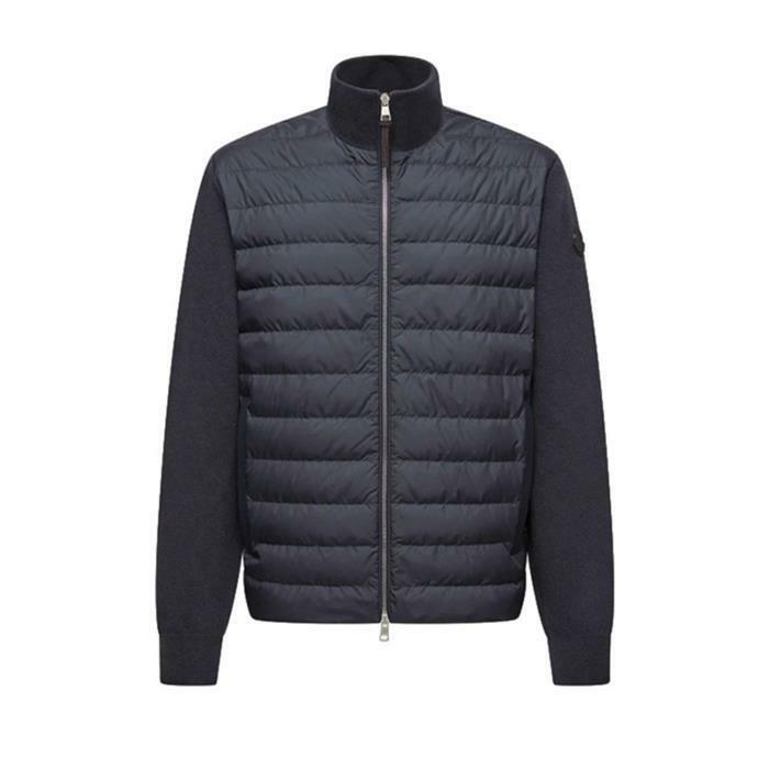 [국내발송] 몽클레어 패딩 울 캐시미어 집업 가디건 네이비 9B00033 M4281 779 - Moncler