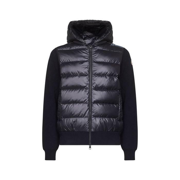 [국내발송] 몽클레어 패딩 울 집업 후디 가디건 네이비 9B00041 M1131 778 - Moncler