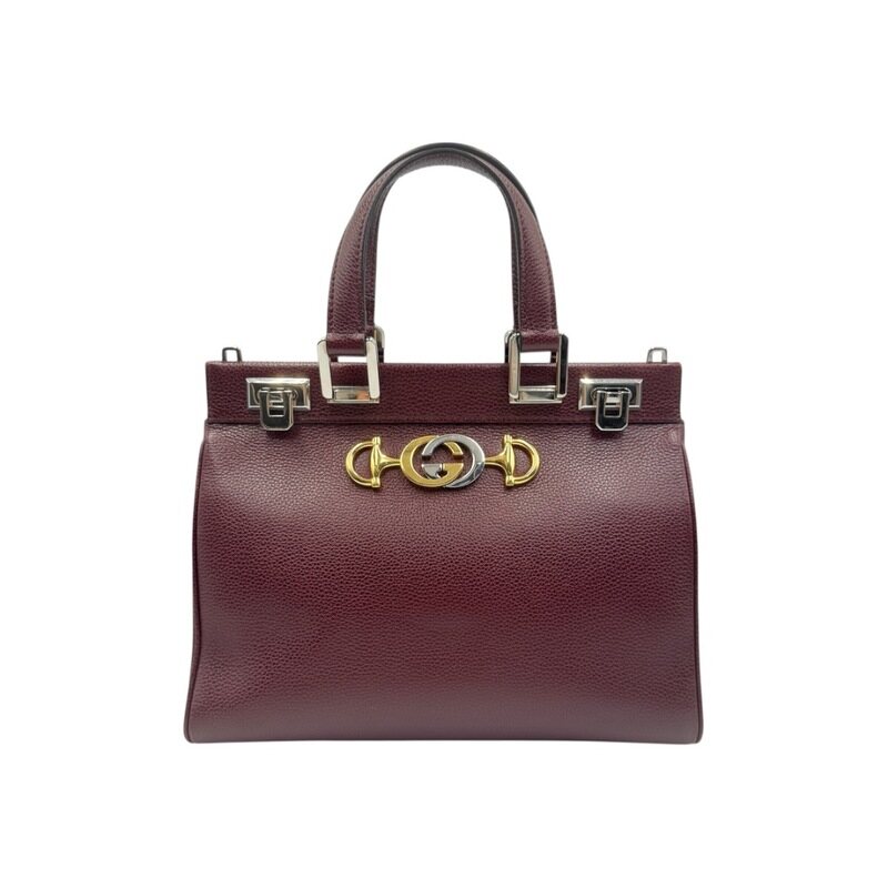 구찌 주미 탑핸들 스몰 버건디 569712 - Gucci