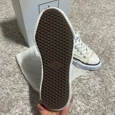 메종 미하라 야스히로 피터슨 OG 솔 캔버스 로우탑 스니커즈 썸네일 2