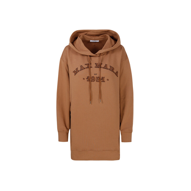 14주년 아디토 스트링 후드티 카멜 19260129 002 - Max Mara