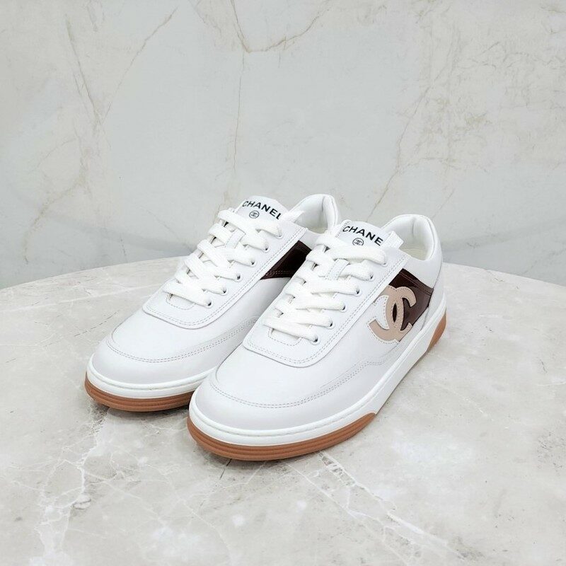 [럭스유] (새상품) 36 / 샤넬 CC로고 테니스 제니 스니커즈 G39978 - Chanel