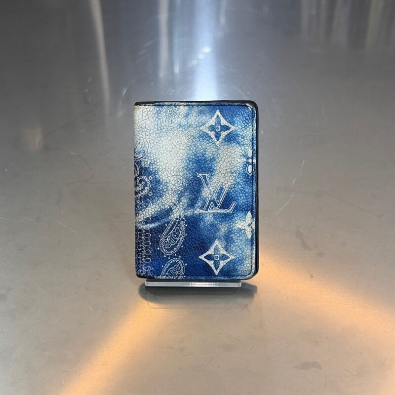루이비통 반다나 모노그램 블루 오거나이저 카드지갑 - Louis Vuitton
