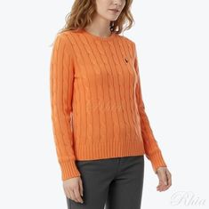 폴로 랄프로렌 25FW 포니로고 자수 피마코튼 케이블 니트 211971869014 썸네일 1