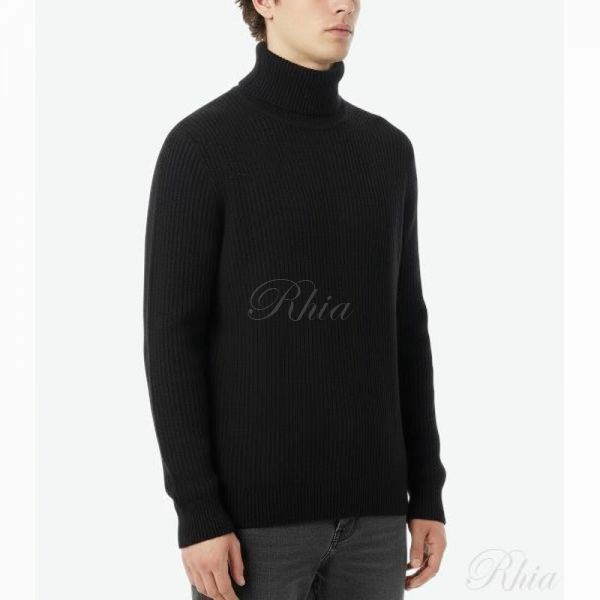 스톤아일랜드 5100052 풀 립 Rws 울 터틀넥 스웨터 K2S15 S00C2 V0029 리브 - Stone Island