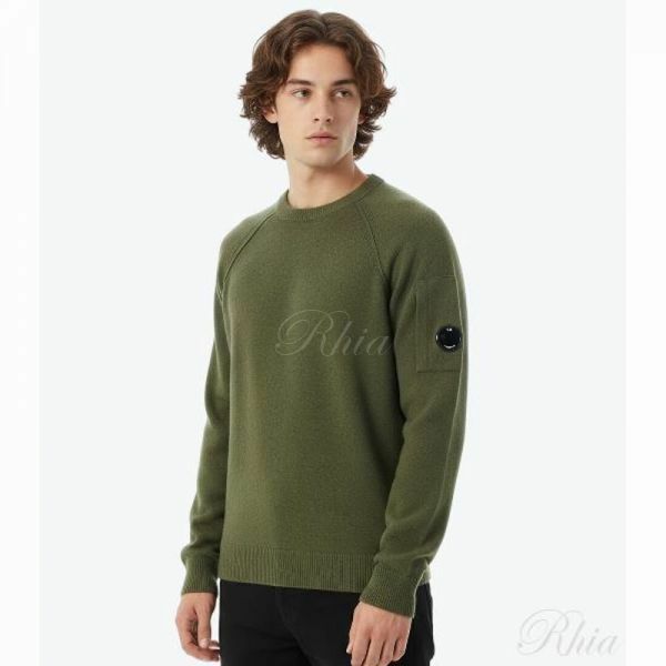 CP컴퍼니 크루넥 In 램스울 니트 19CMKN040A 110149A 652 램스 울 - CP company