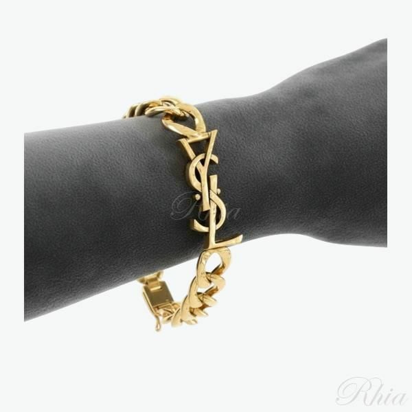 생로랑 카산드라 체인 브레이슬릿 851103 Y1500 7005 - Saint Laurent