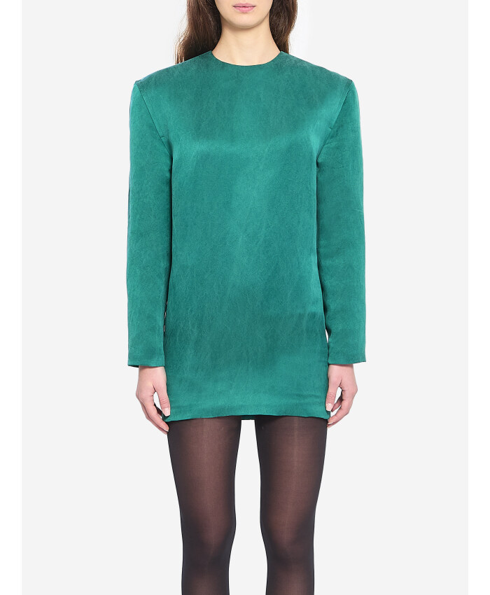 26SS 생로랑 스톤워싱 새틴 실크 드레스 [M] 848977 Y5J30 3129 - Saint Laurent
