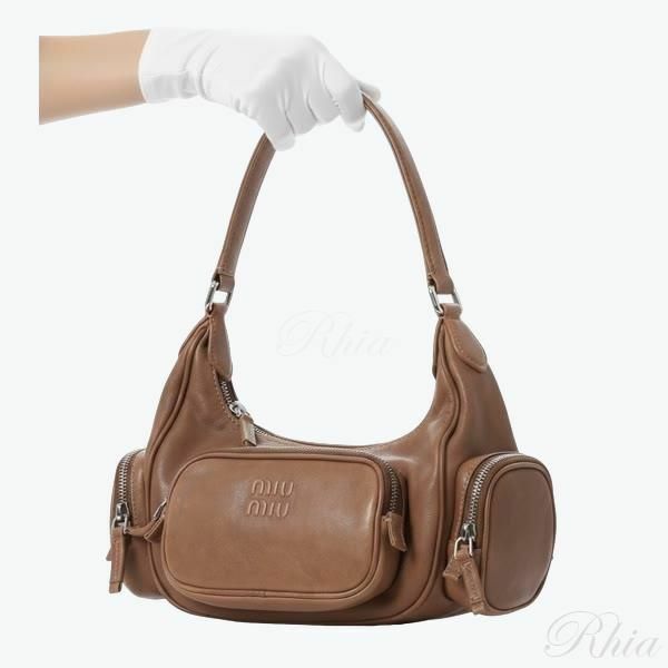 미우미우 나파 가죽 포켓 백 5BC188 2CRL F098L - Miu Miu