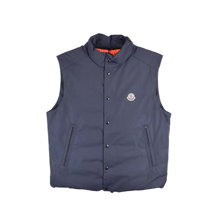 몽클레어 PILAT 필라 숏 다운 베스트 블루 1A00005 59876 74S - Moncler