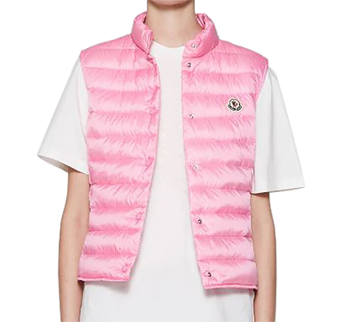 [로로모다] 몽클레어 로고 여성 경량 패딩조끼 / LIANE-1A10200-538 - Moncler