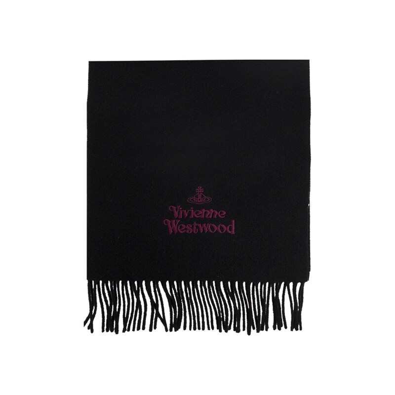 25FW ORB 머플러 블랙 81030007 W00Q7 N401 - Vivienne Westwood
