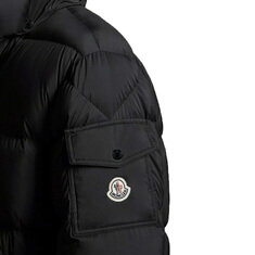 25FW 하노버리안 HANOVERIAN 로고 패치 롱 후드 패딩 블랙 1C000 05 53333 999 썸네일 3