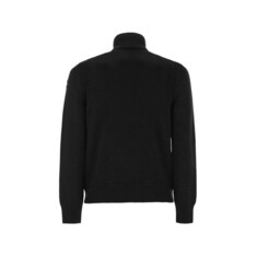 25FW 로고 패치 니트 믹스 패딩자켓 블랙 9B000 40 M1131 999 썸네일 2