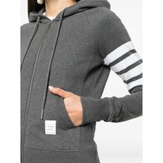 [국내발송] 톰브라운 루프백 4바 짚업 후디 미디엄그레이 FJT001A 00535 025 썸네일 1