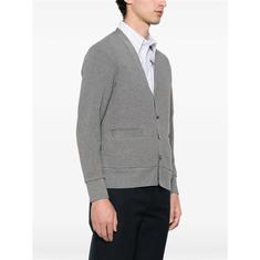 [국내발송] 톰브라운 4바 인타르시아 브이넥 가디건 MJT551A J0114 035 썸네일 2
