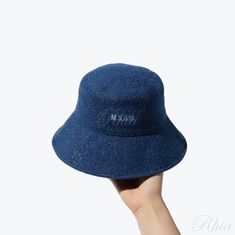 MSGM 데님 트위드 버킷햇 3841MDL02 257112 88 썸네일 1