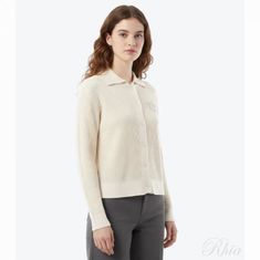 메종키츠네 25 핸드라이팅 컴포트 가디건 OW00506KT1126 0134 썸네일 1