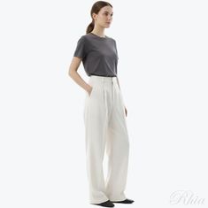 아미 25FW 울 라지 핏 팬츠 FTR423 WV0058 185 썸네일 1