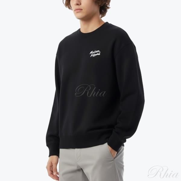 메종키츠네 핸드라이팅 컴포트 스웨트셔츠 MM00315KM0341 O197 - Maison Kitsune
