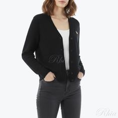 메종키츠네 베이비 폭스 램스울 박시 가디건 PW00501KT1006 P199 썸네일 1