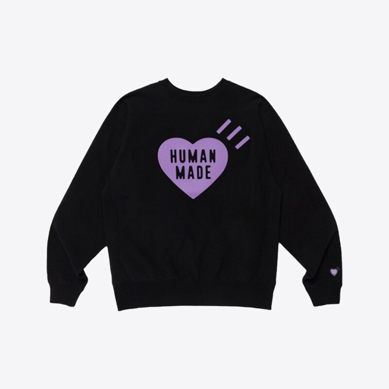 휴먼메이드 압구정 하트 그래픽 스웨트셔츠 맨투맨 (블랙) HM30CS086 - Human Made