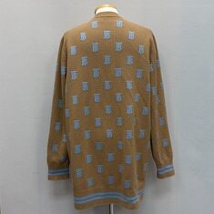버버리 모노그램 울 실크 블렌드 가디건 ( 105 )  썸네일 1