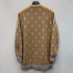 버버리 모노그램 울 실크 블렌드 가디건 ( 105 )  썸네일 3