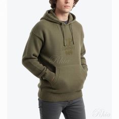 CP컴퍼니 램스울 Grs 박시 후드 니트 17CMKN145A 110149A 359 썸네일 1