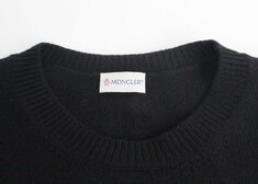 몽클레어 본투프로텍트 로고 울스웨터 블랙 XXL(110) 썸네일 5