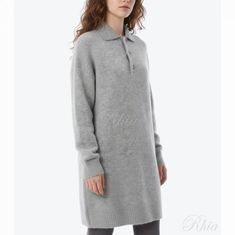 아미 알파카 폴로 드레스 FDR636 KN0021 050 썸네일 1