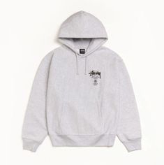 스투시 월드투어 후드 애쉬 헤더 그레이 2025 3923962 썸네일 1