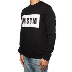 MSGM 박스 로고 맨투맨 티셔츠 2000MM523 썸네일 2