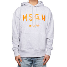 MSGM 남성 밀라노 로고 후드 티셔츠 3340MM515F 썸네일 1