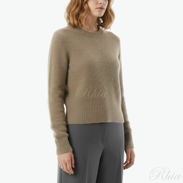 아미 25FW 알파카 크루넥 스웨터 FKS824 KN0021 280 - Ami