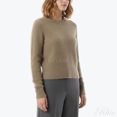 아미 25FW 알파카 크루넥 스웨터 FKS824 KN0021 280 썸네일 1