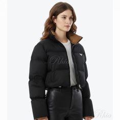 프라다 26FW 크롭 리나일론 자켓 29D056 1WQ8 F0002 썸네일 1