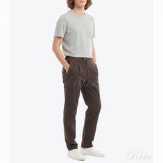 브루넬로 쿠치넬리 버튼 클로저 치노 팬츠 M252UE1950C 6026 썸네일 1