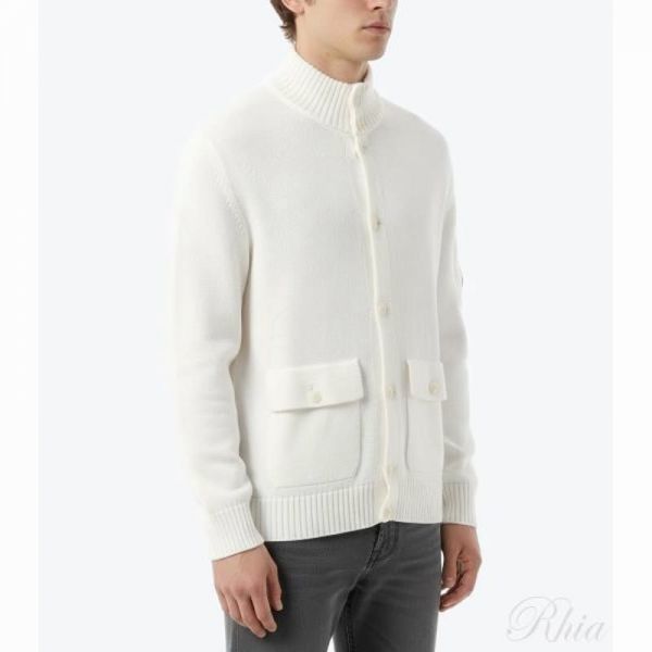 CP컴퍼니 컴팩트 코튼 풀 버튼 렌즈 니트 가디건 18CMKN078A 110058A 103 - CP company