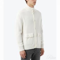 CP컴퍼니 컴팩트 코튼 풀 버튼 렌즈 니트 가디건 18CMKN078A 110058A 103 썸네일 1