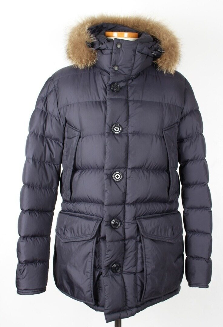 몽클레어 클루니 패딩 자켓 네이비 6(115) - Moncler