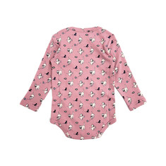 키즈 캣마우스 패턴 롱슬리브 랩 온지 바디슈트 앤틱로즈 B3132W25 0A1 썸네일 2