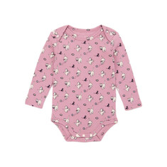 키즈 캣마우스 패턴 롱슬리브 랩 온지 바디슈트 앤틱로즈 B3132W25 0A1 썸네일 1