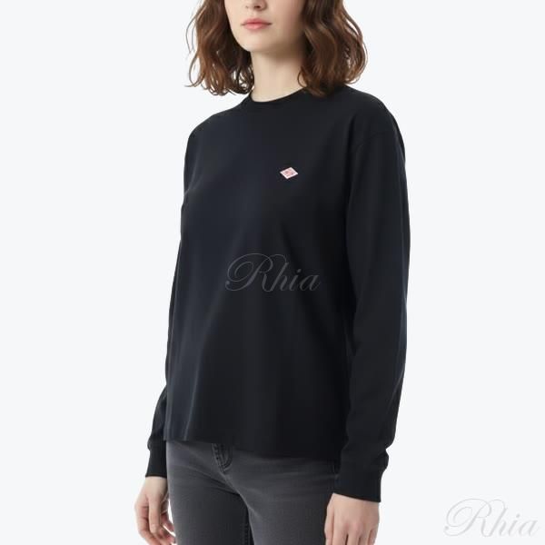 단톤 26SS 플레인 롱슬리브 티셔츠 DTC0269 TCB 블랙 롱 슬리브 - Danton