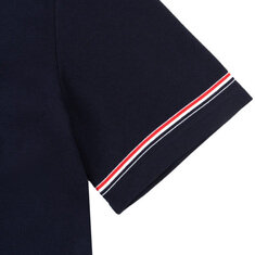 [로로모다] 톰브라운 크루넥 네이비 코튼 남성 반팔 티셔츠 / MJS282A-J0199-415 썸네일 5